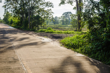 Road and sky