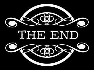 Background - The End em preto e branco