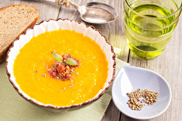Carrot ginger soup