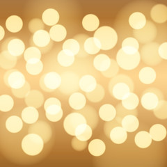 Gold bokeh background.