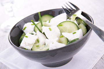 vegetable salad with cucumber