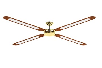 realistic 3d render of ceiling fan