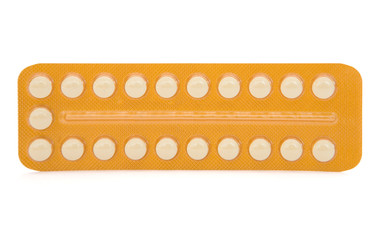 Pack of contraceptive pills