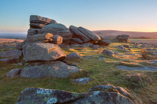 Rowtor Dartmoor Devon Uk