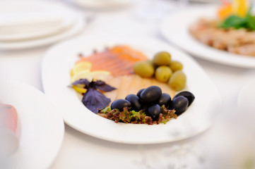 Black Olives and Fish