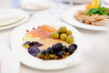 Green Olives and Fish