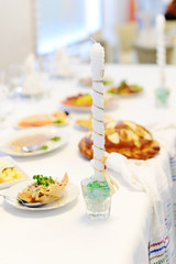 White Wedding Candle