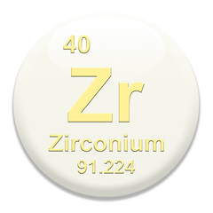 Periodic Table Zr Zirconium
