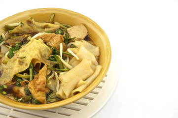 Soup white rice noodle
