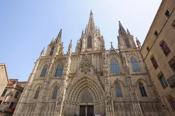 Deurstickers The Cathedral in Barcelona, Spain © Scirocco340