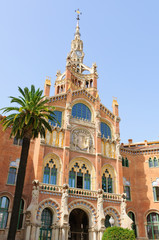 Obraz premium Hospital de Sant Pau in Barcelona, Spain