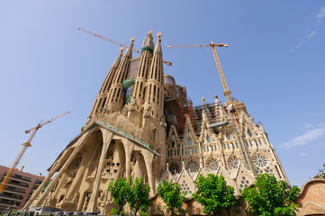 Fototapeta premium Sagrada Família in Barcelona, Spain