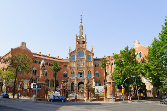 Hospital de Sant Pau in Barcelona, Spain