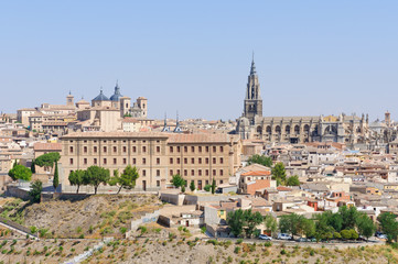 Fototapeta premium The historic city of Toledo in Spain