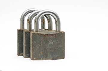 Fototapeta premium rusty padlock