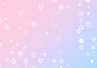 many shapes of stars on gradient backgrounds