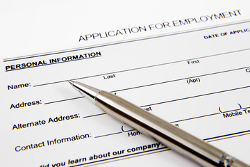Application form concept for applying