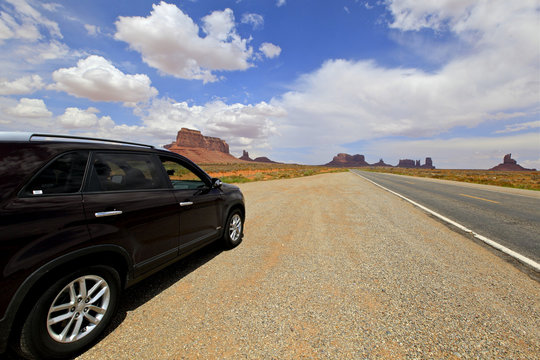 route 66 vers Monument Valley, Arizona