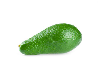 avocado isolated an white