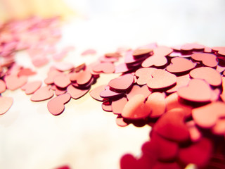 hearts confetti