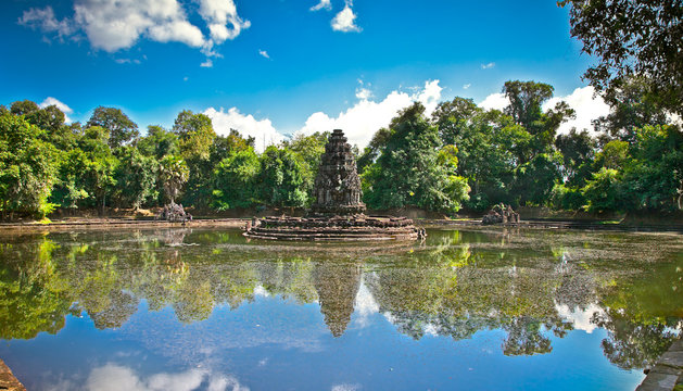Neak Pean buddhist temple, Siem Reap. Cambodia.