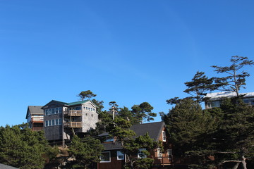 Homes on Oregon USA Coast near Lincoln City