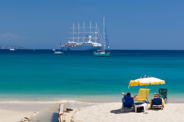 The village of Parga in Epirus Greece
