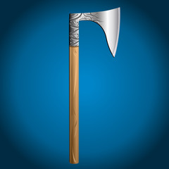 Axe, vector illustration