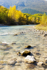 valley of river Verdon in autumn, Provence, France