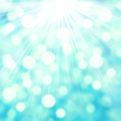 Abstract twinkled bright background with bokeh defocused Festive
