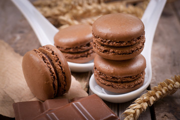 Macarons, Schokolade