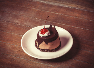 Cherry cake.
