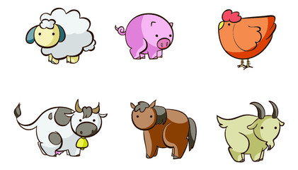 cute farm animals