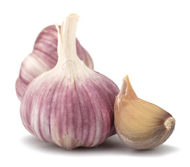 Garlic bulb isolated on white background