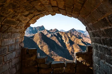 Foto auf Acrylglas Chinesische Mauer Tunnel in der Chinesischen Mauer