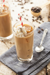 Fancy Iced Coffee with Cream