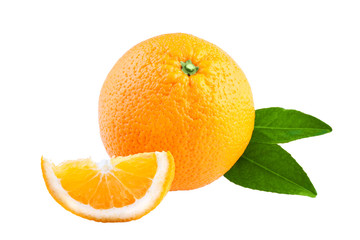 Orange isolated on white