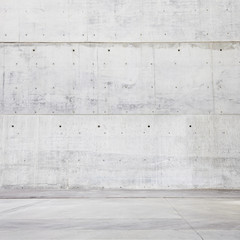 Bright concrete space