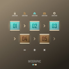 Infographic template design