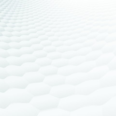 Abstract perspective background, hexagonal texture (CMYK)