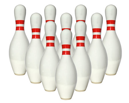 Ten pins bowling