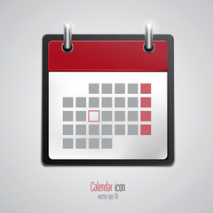 Calendar icon. Vector