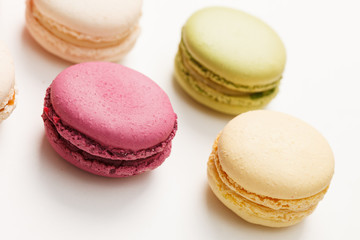 Tasty colorful macaroon