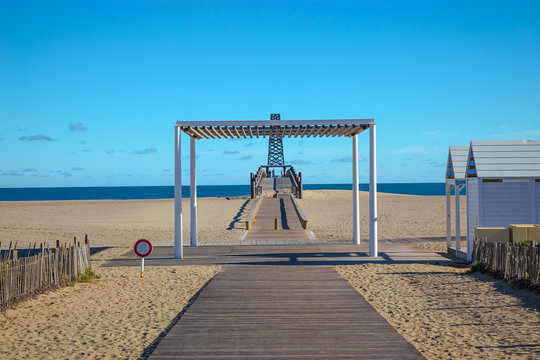 Pier in Port Leucate