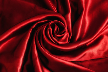 Red satin