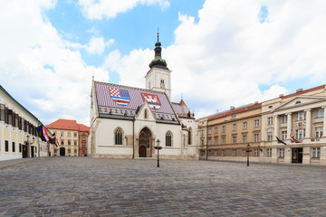 St. Mark church in Zagreb