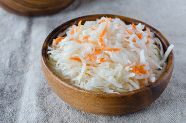 Sauerkraut in a bowl