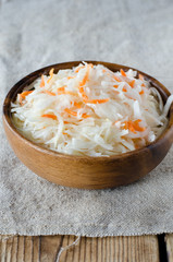Sauerkraut in a bowl
