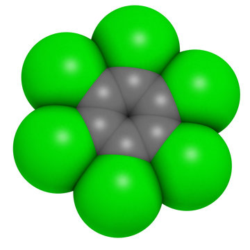 Hexachlorobenzene (perchlorobenzene, HCB) banned fungicide