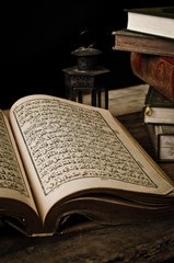 Fototapeta premium Koran - holy book of Muslims